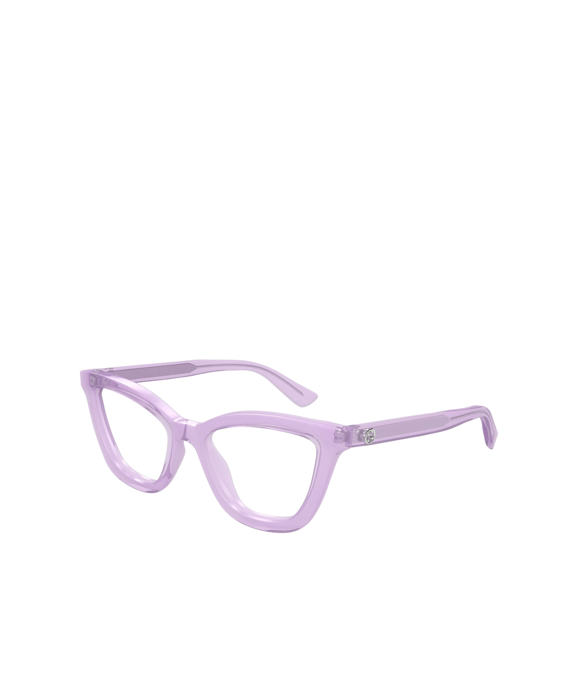 Gucci Demo Cat Eye Ladies Eyeglasses Gg0026o 014 53 In Purple