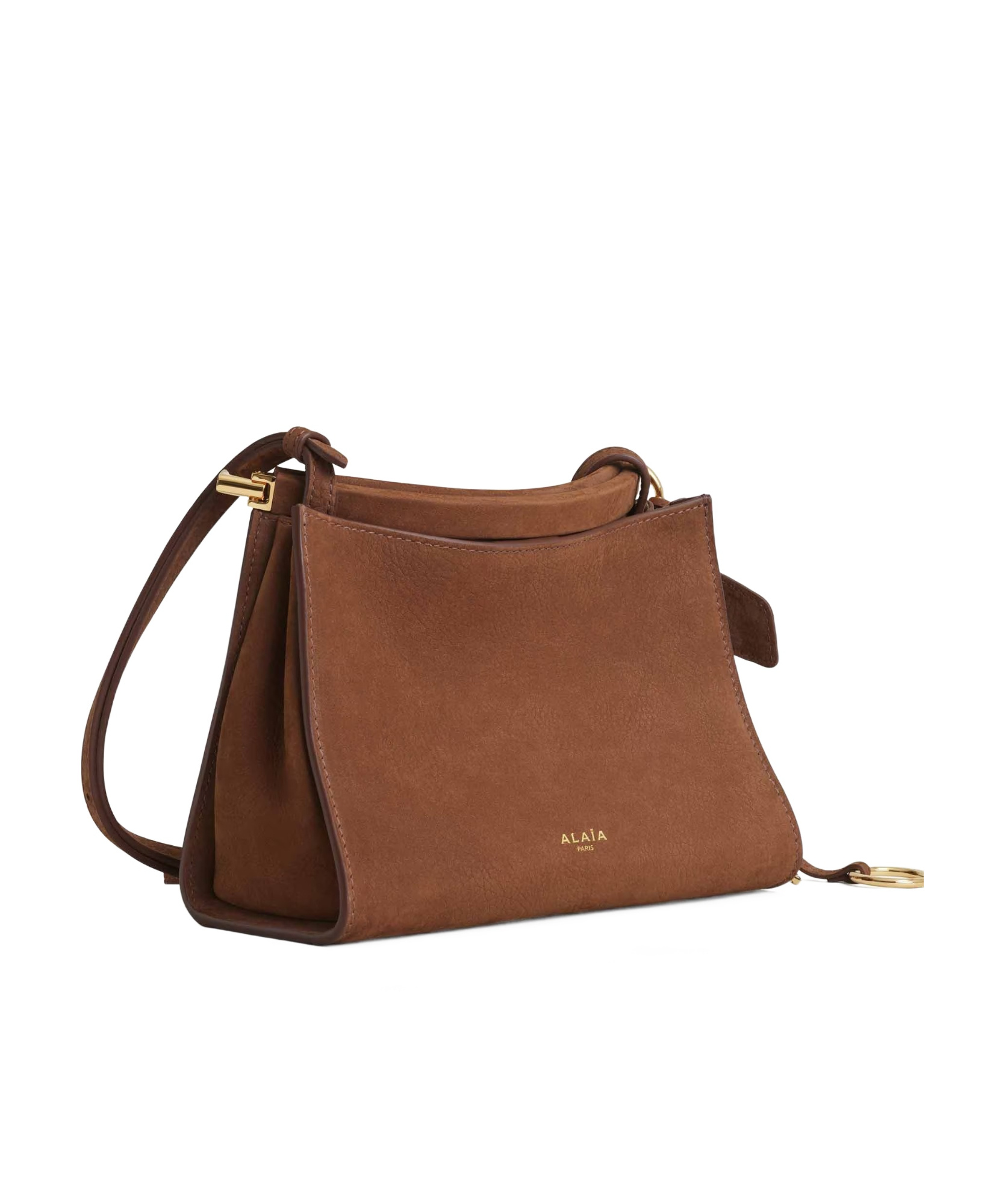 Alaïa Le Click Small Square Bag In Nubuck