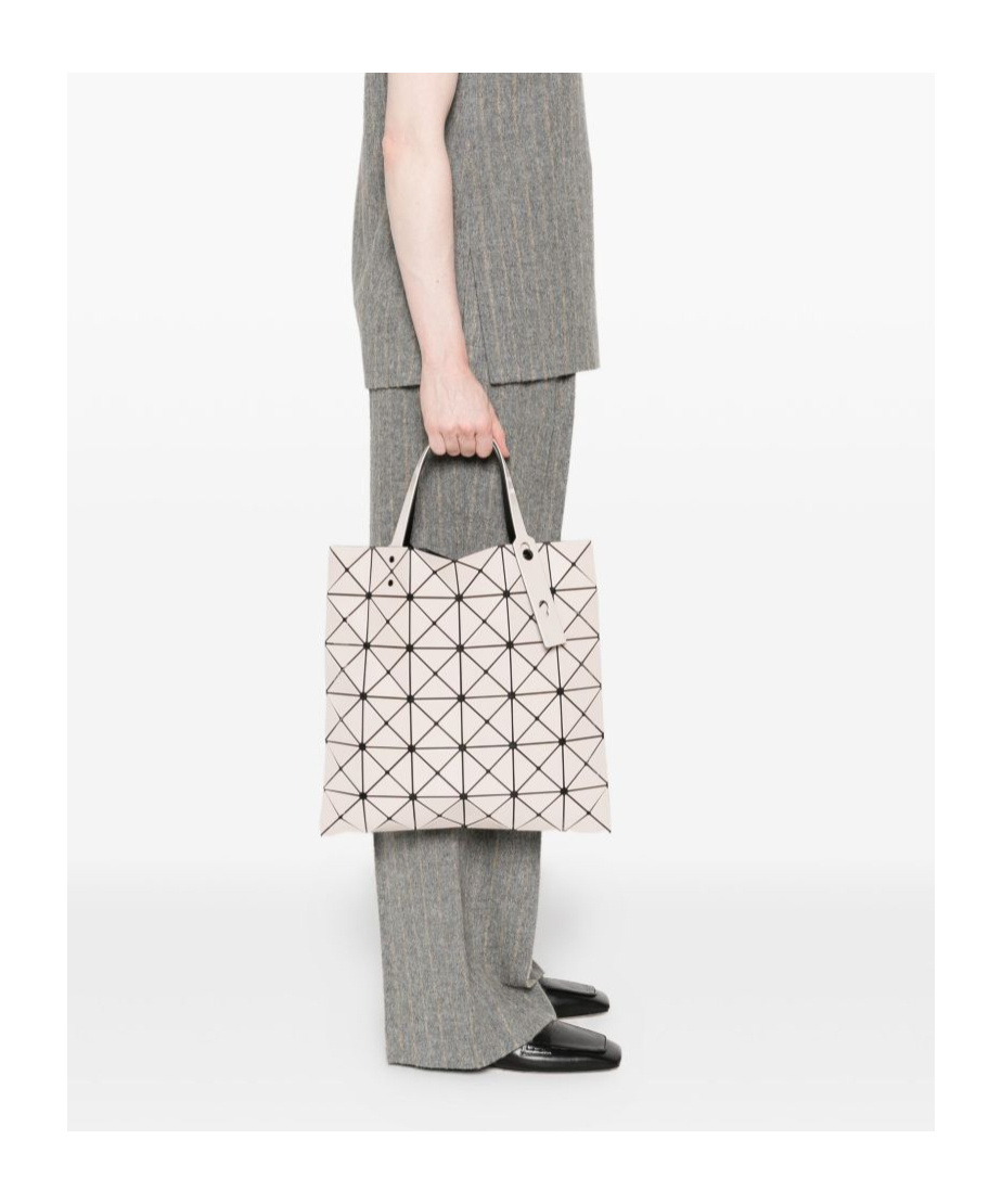 Bao Bao Issey Miyake Lucent Geometric-pattern Tote Bag In Pink