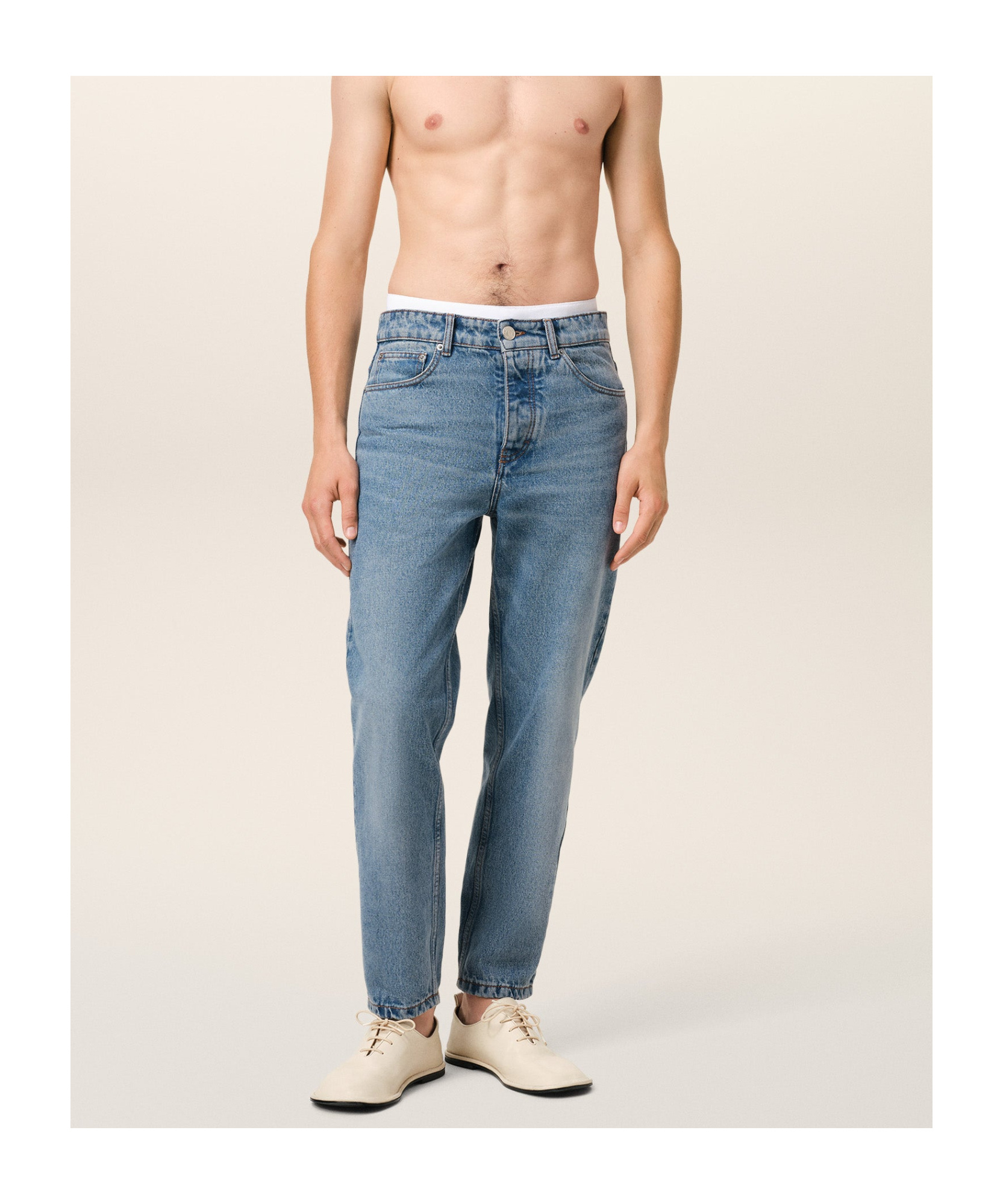 Ami Alexandre Mattiussi Multi-pocket Jeans In Blue