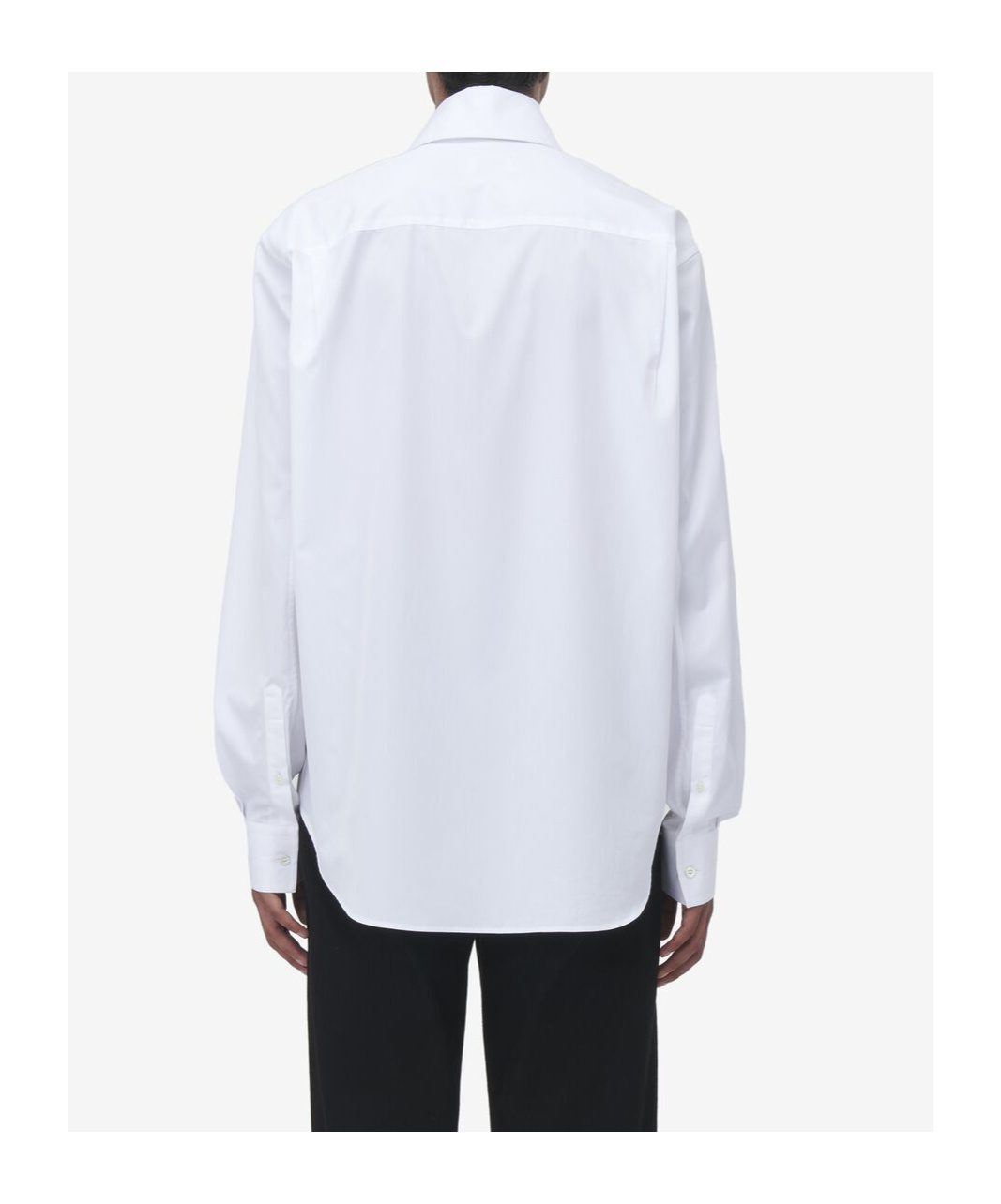 Alexander Mcqueen Long-sleeved Button Fastened Shirt In White