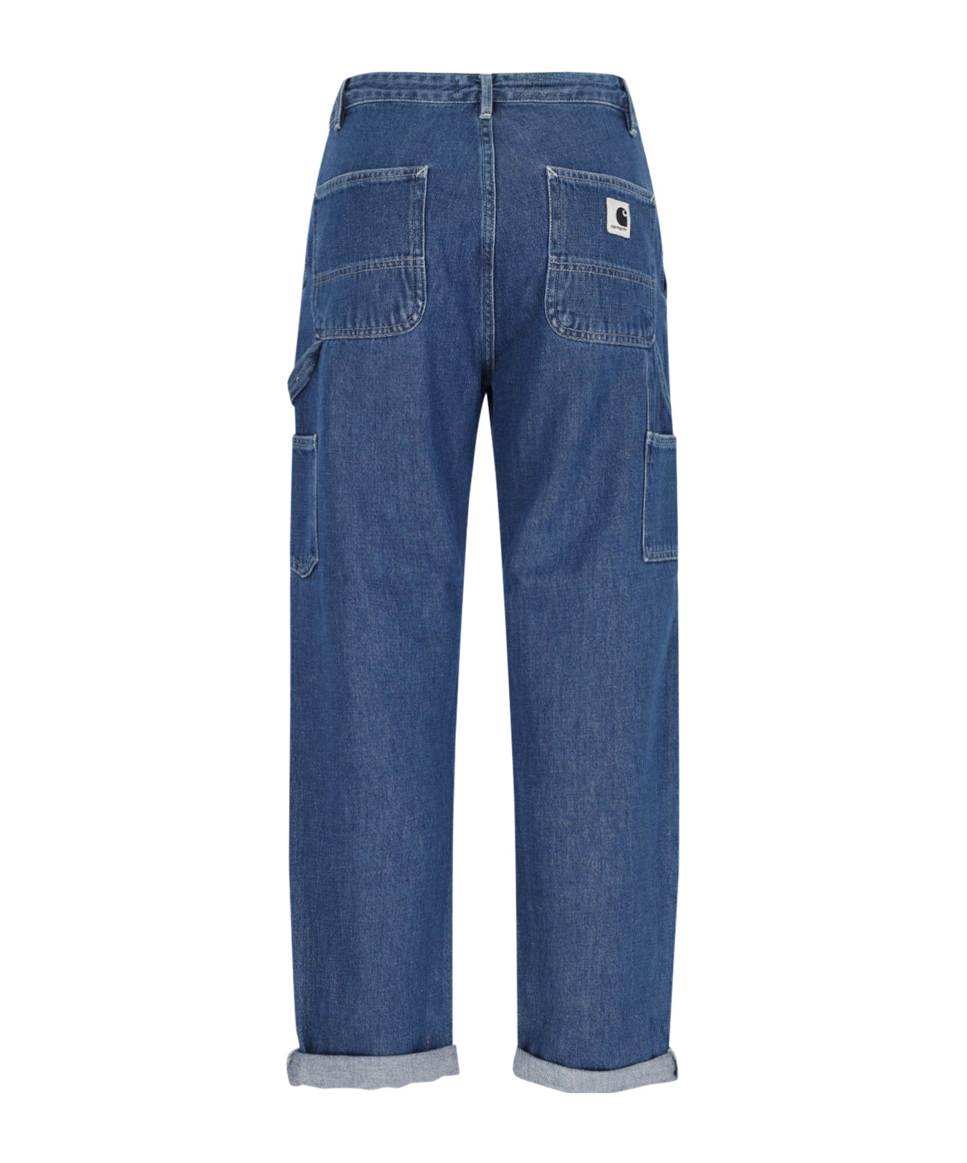 Carhartt Pierce Straight-leg Organic Cotton Jeans In Blue