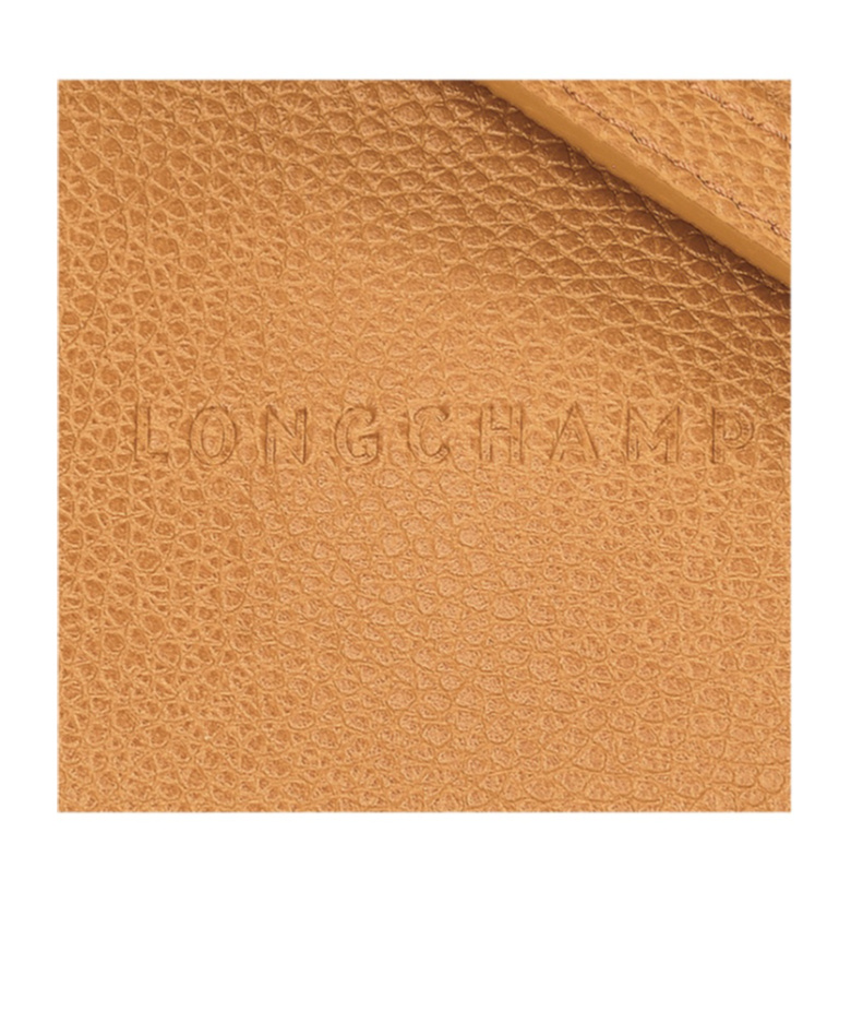 Longchamp Zippered Shoulder Bag In Brown