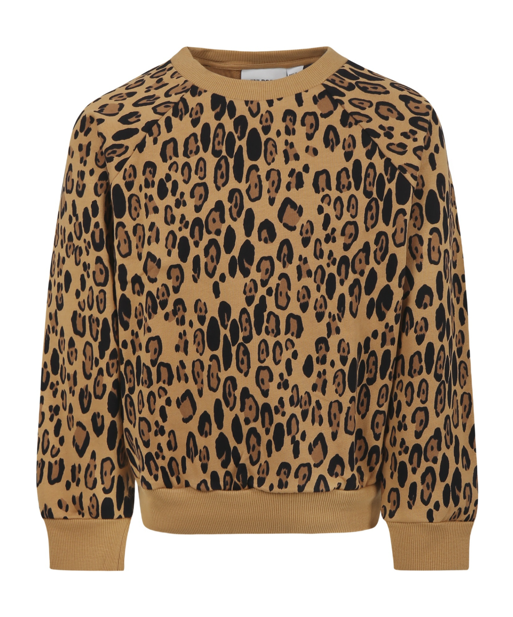 Mini Rodini Leopard Print Sweatshirt In Brown