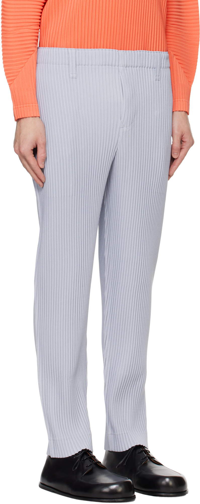Issey Miyake Tailored Pleats 1 Casual Pants In Blue