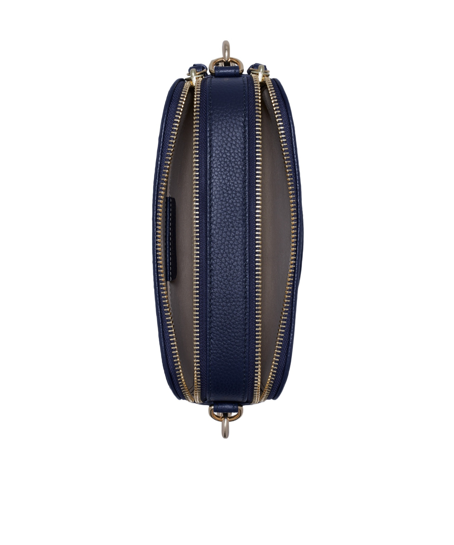 Tory Burch Compact Textured Bag With Logo Emblem