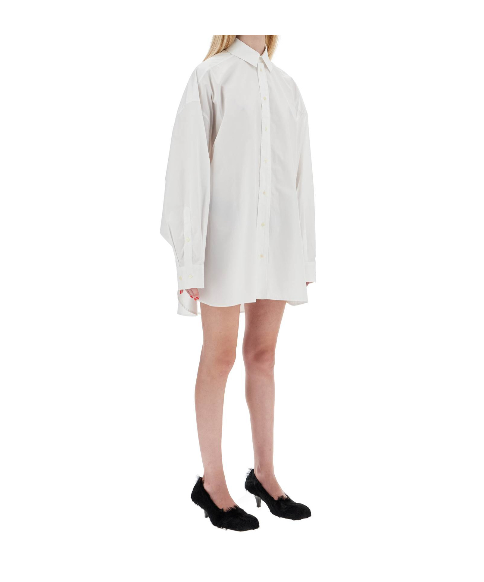 Wardrobe.nyc Shirt Mini Dress