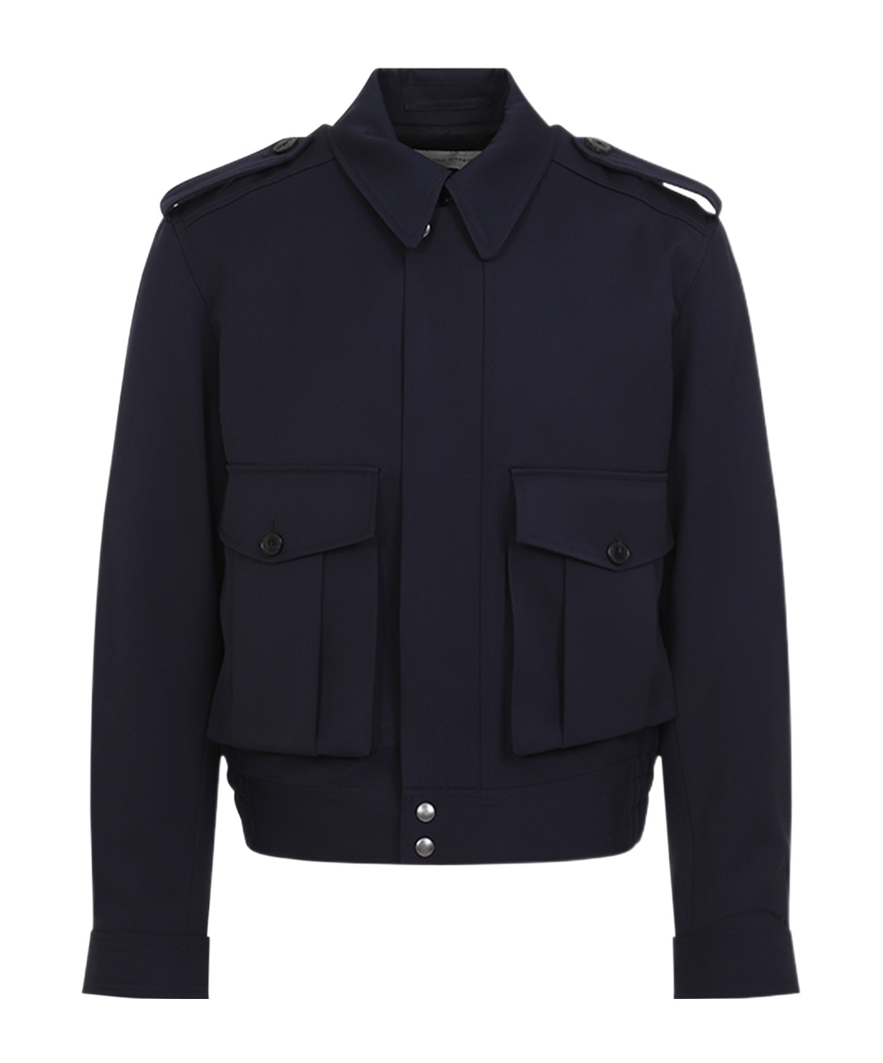 Dries Van Noten Long-sleeved Casual Jacket In Black