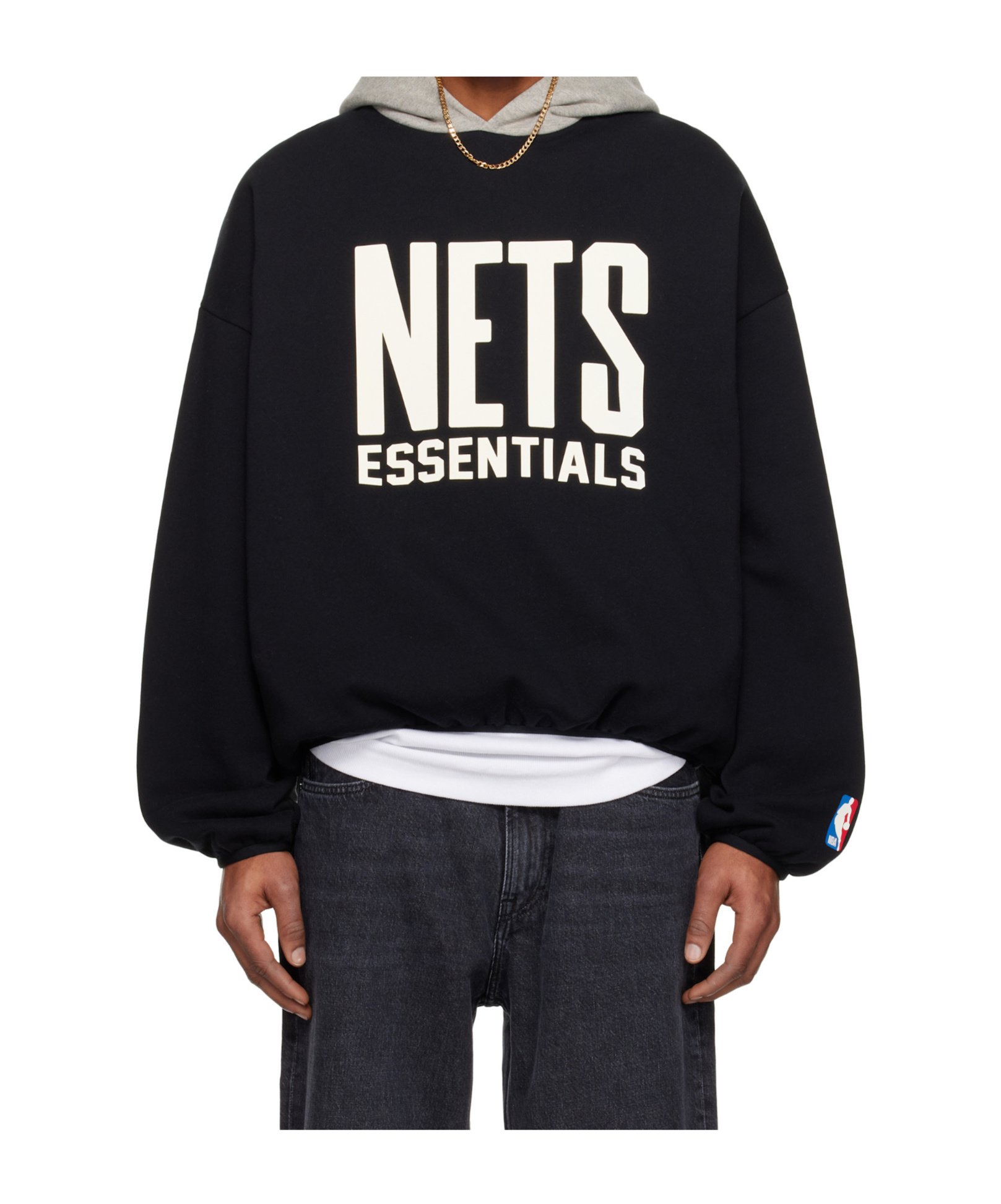 Essentials Long Sleeve Sweatshirt In Black