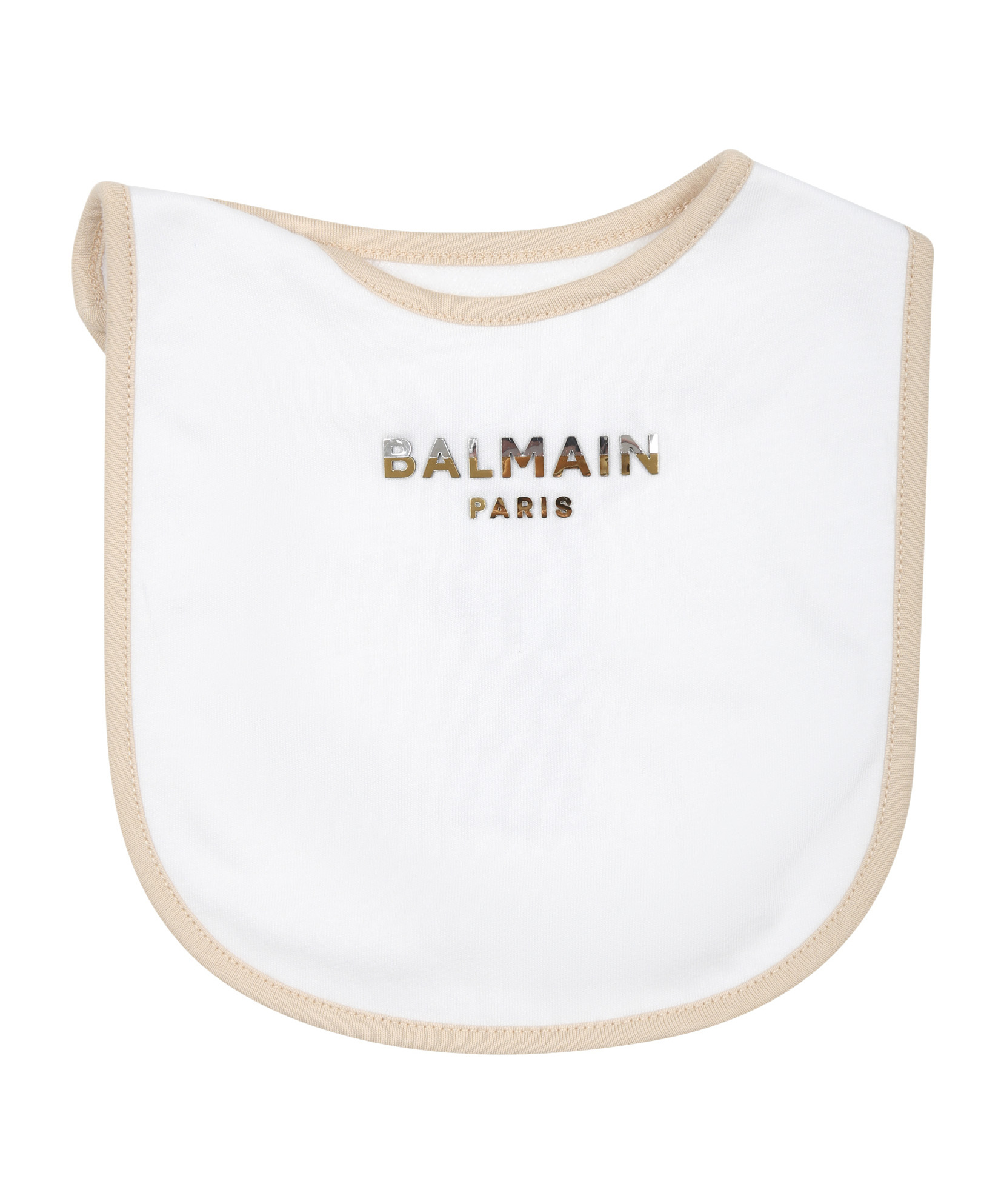 Balmain Round Neck Jumpsuit In White