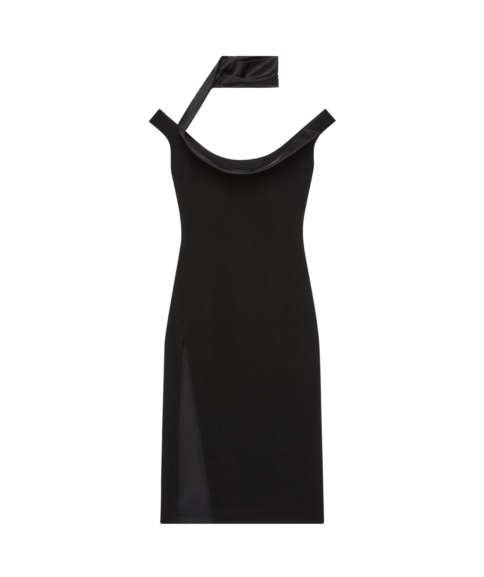 GIVENCHY DRESS IN WOOL WITH SWALLOW COLLAR