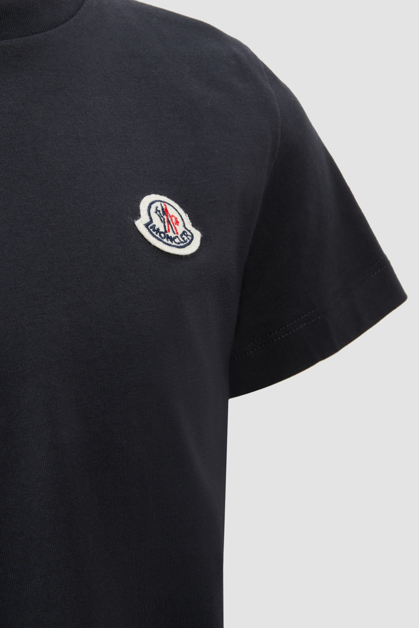 Moncler Short-sleeved T-shirt Three-piece Set In White