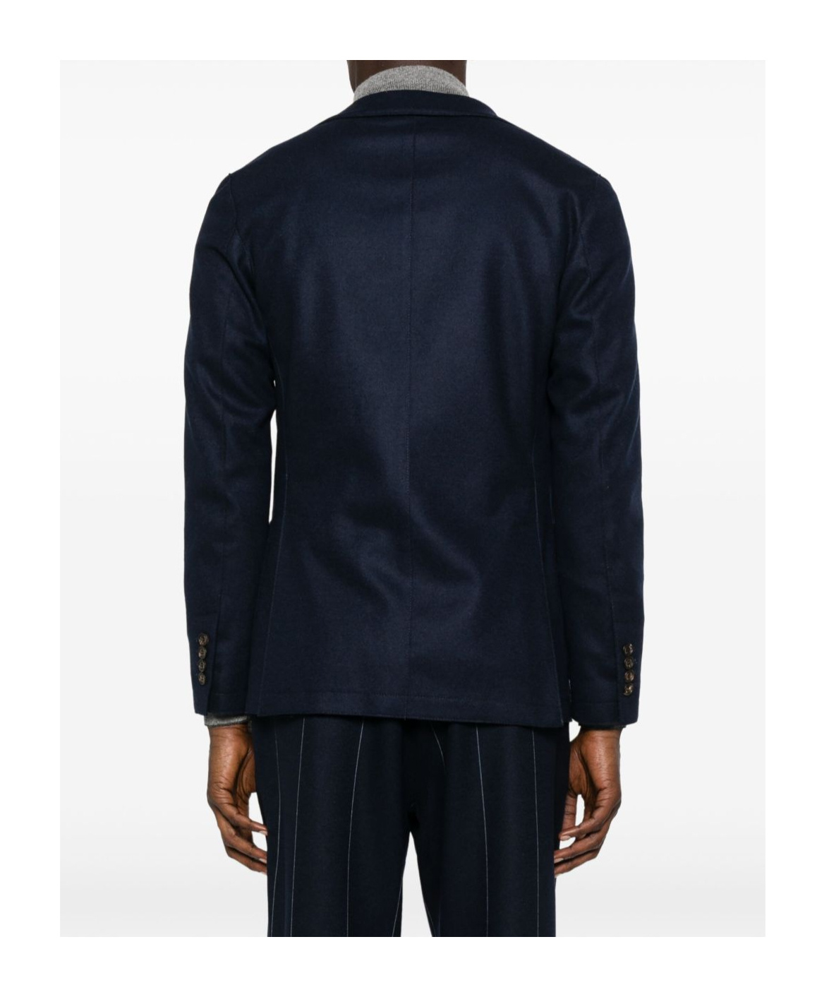 Eleventy Single-breasted Blazer In Blue