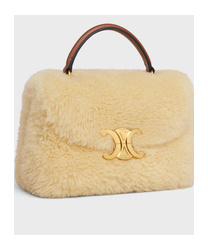 Celine Flip Shoulder Bag In Nude