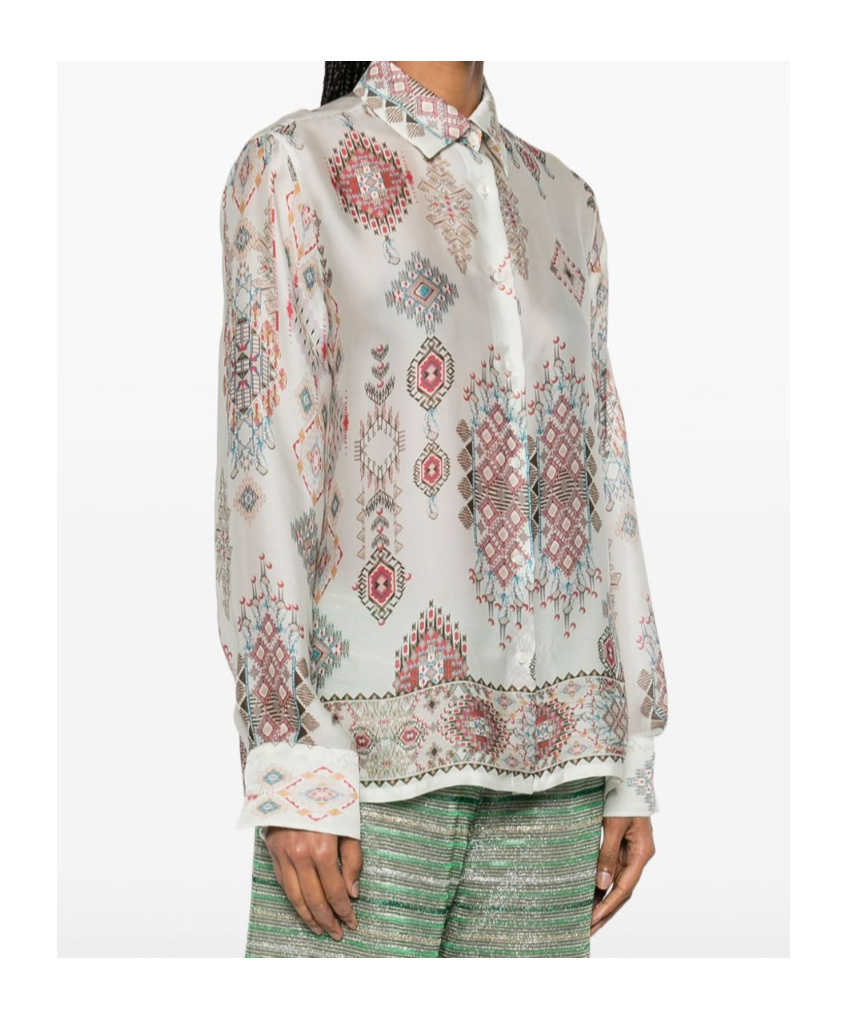 Ermanno Scervino Graphic-print Shirt In White