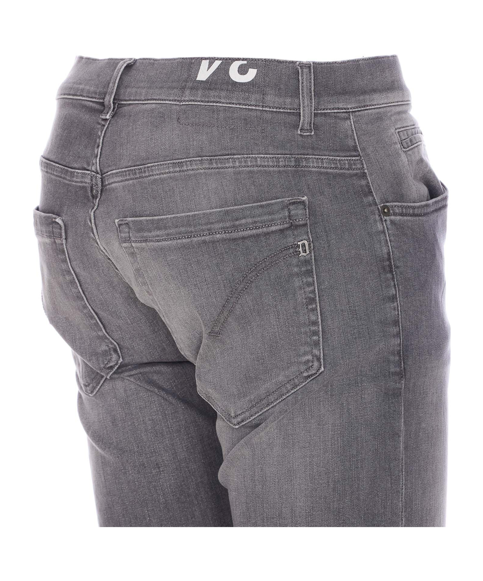 Dondup Slim-fit Gray Denim Jeans In Gray