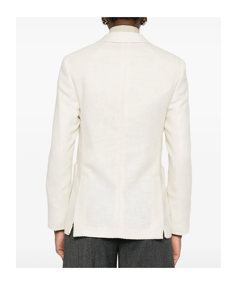 Lardini Single-breasted Blazer In White