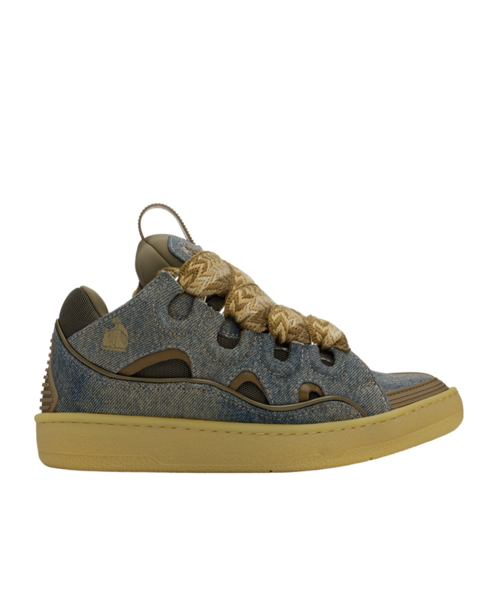 Lanvin Round Head Low-cut Casual Shoes In Black