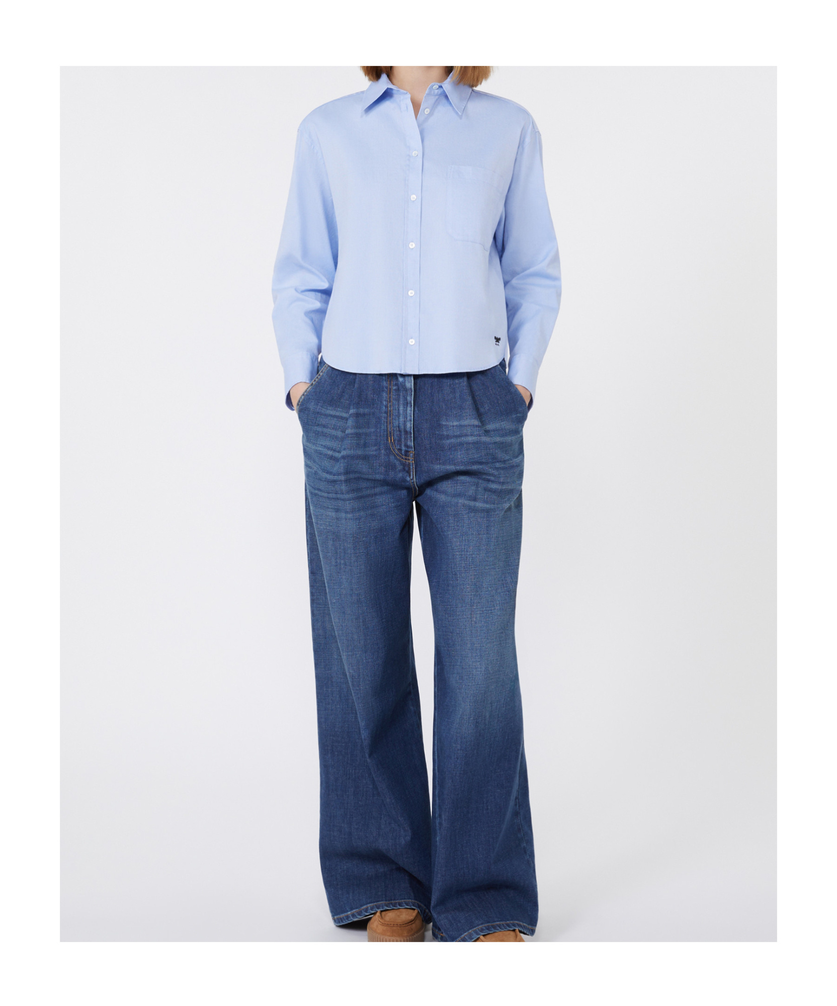 Weekend Max Mara Lapel Long Sleeve Shirt