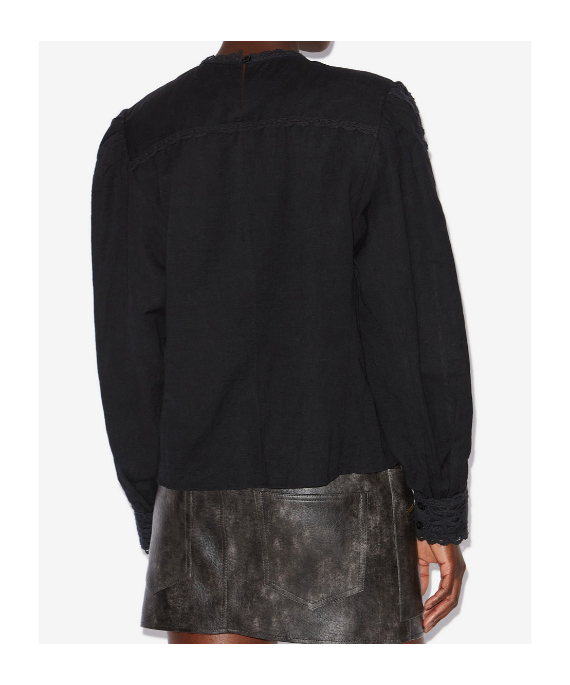 Shop Isabel Marant Étoile Valmira Blouse In Black