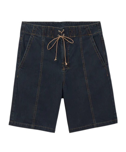 Gimaguas Relaxed Fit Drawstring Shorts In Black