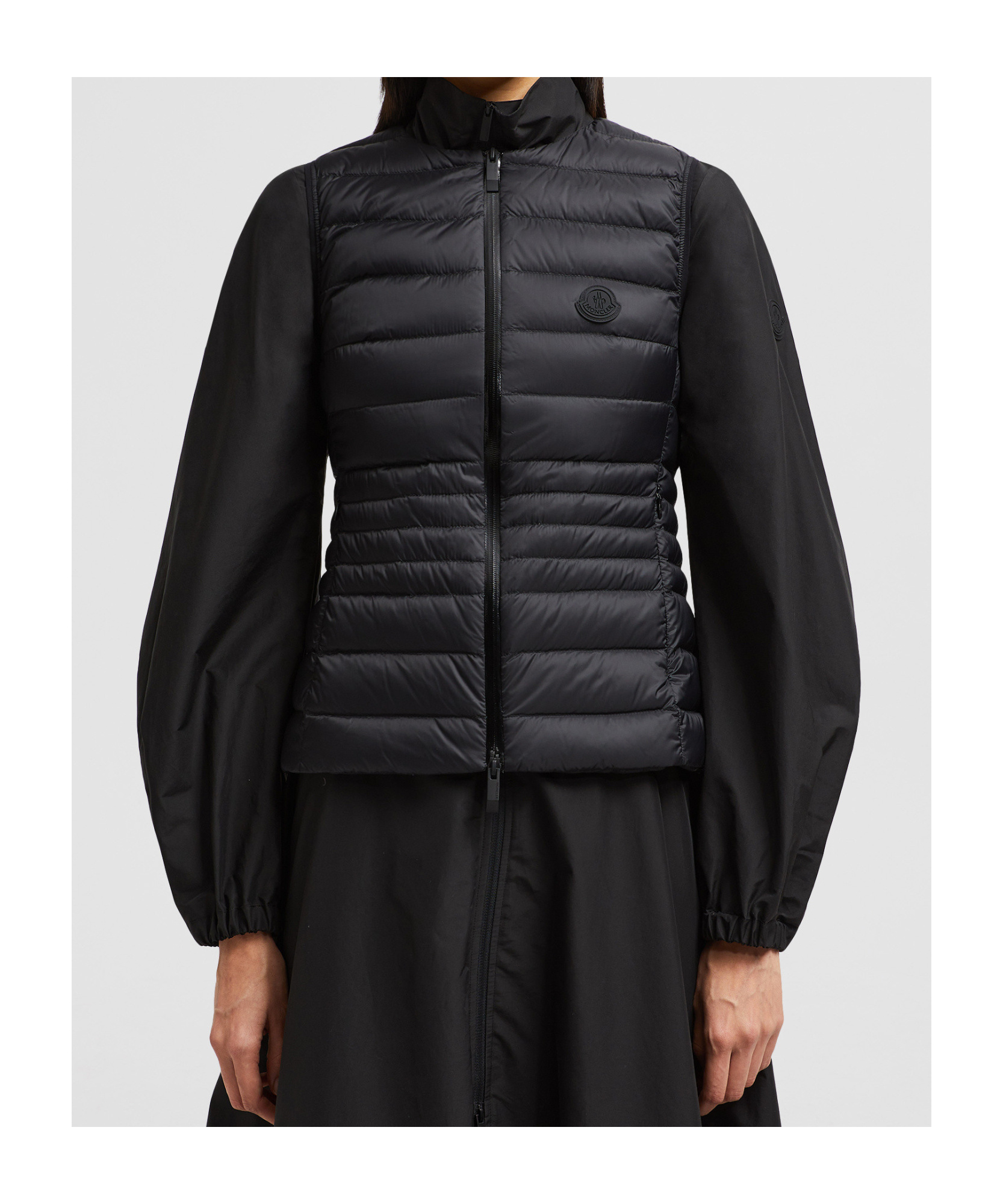 Moncler Irigny Down Vest In Black