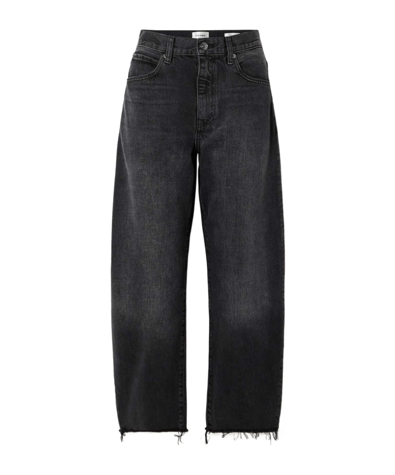 Frame The Loose Wide-leg Jeans In Black