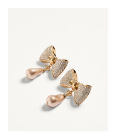 Valentino Sans Fin Earrings In Gold