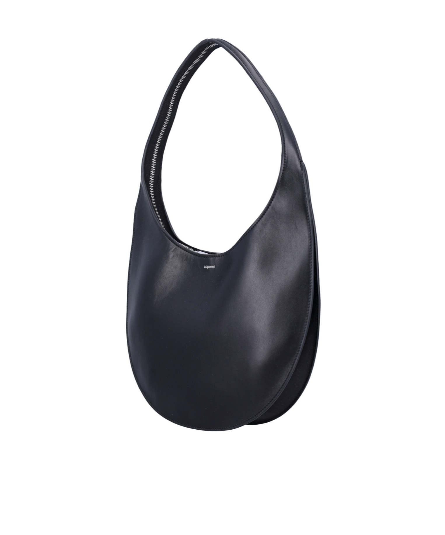 Coperni Women Medium Soft Swipe Leather Shoulder Bag In Black