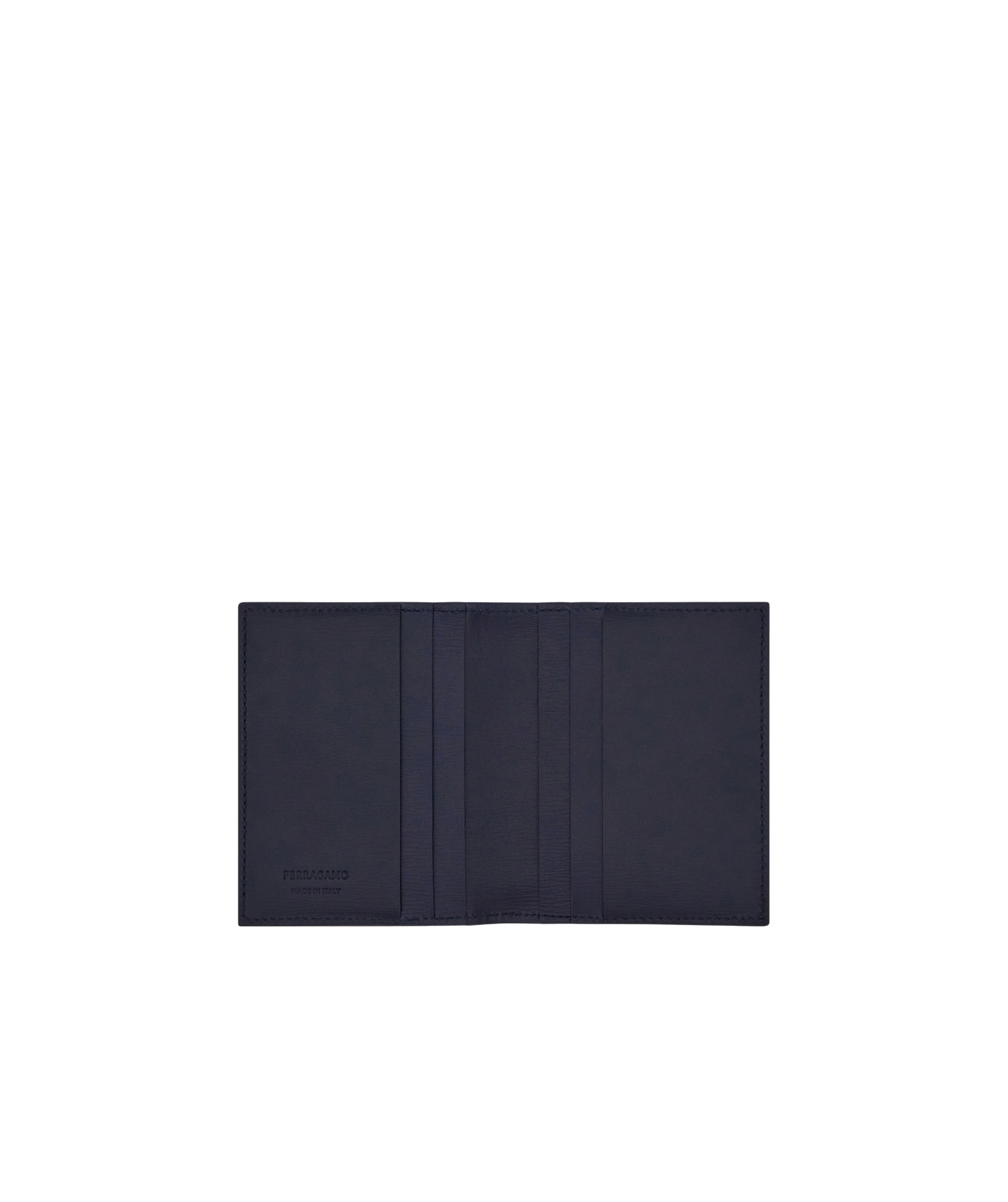 Shop Ferragamo Logo Pattern Card Holder In Black