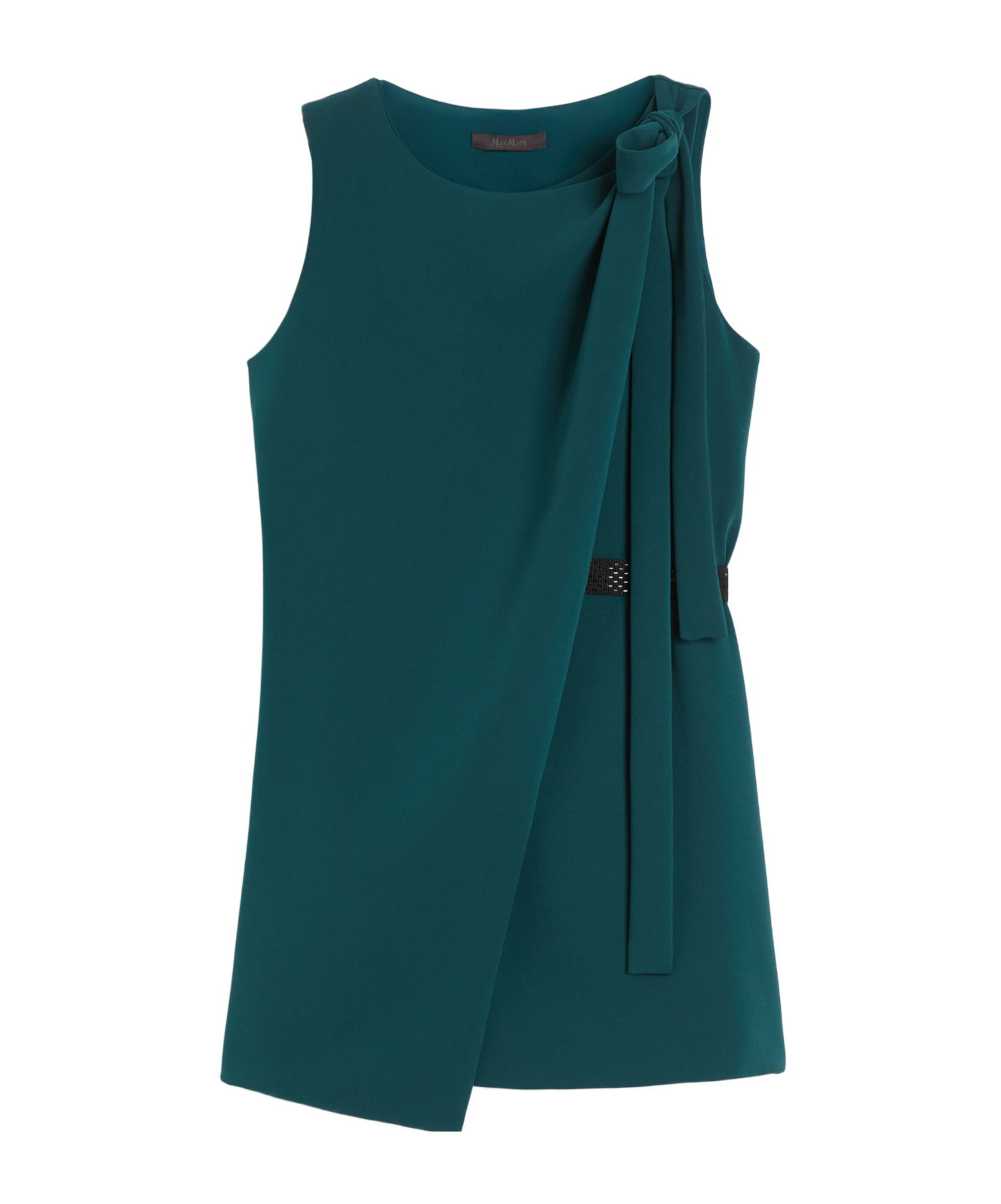 Max Mara Cady Tunic Dress In Green