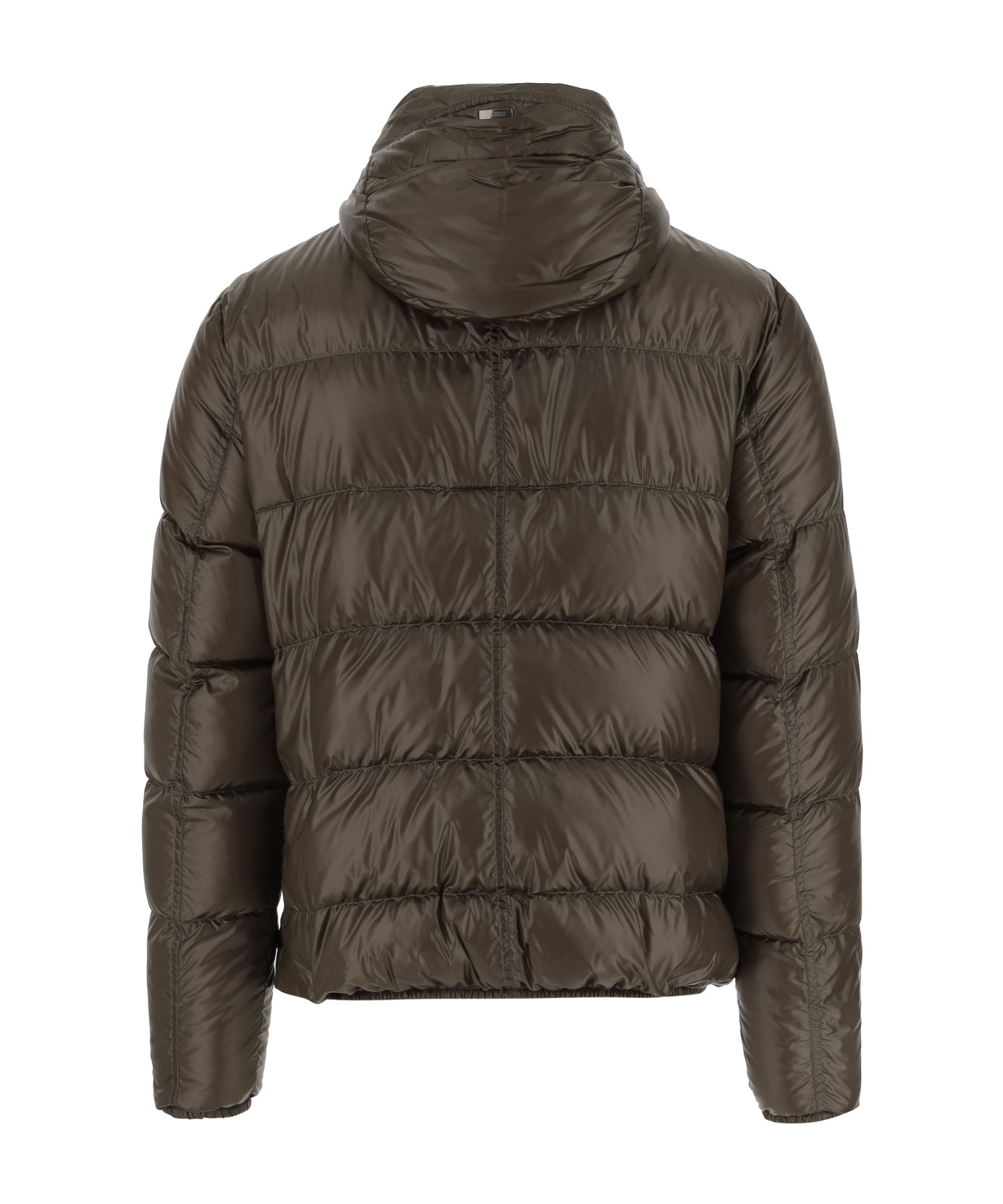 Herno Nylon Padded Down Jacket In Brown