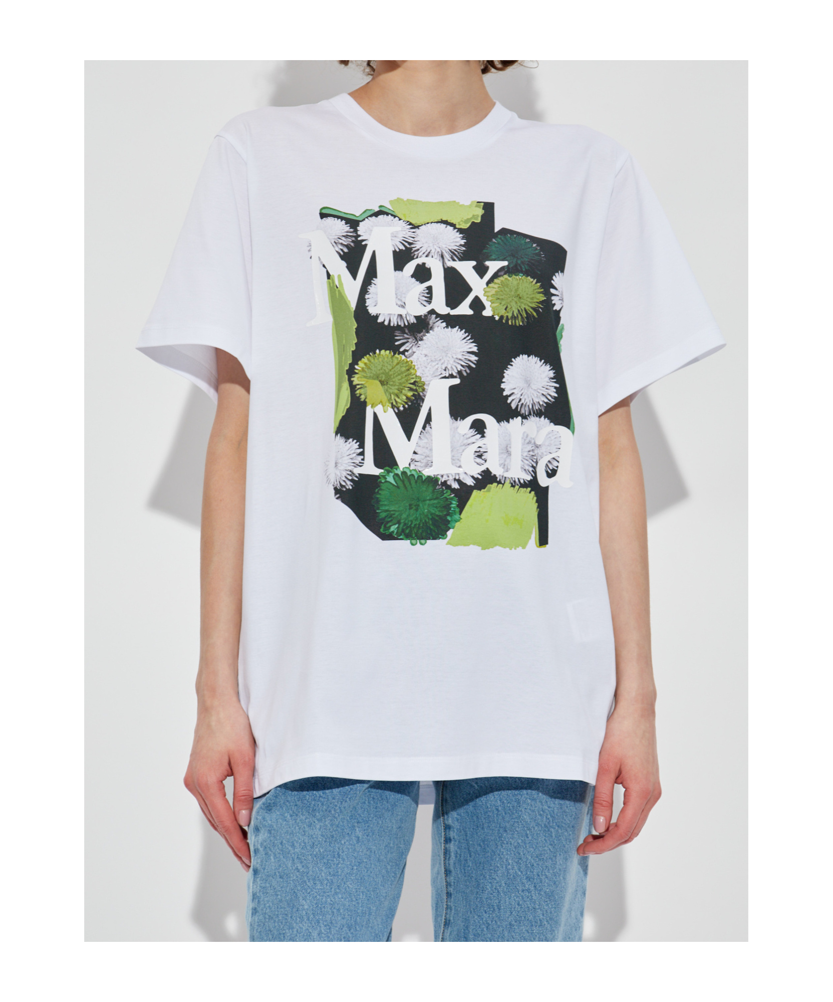 Max Mara Short Sleeve T-shirt In White