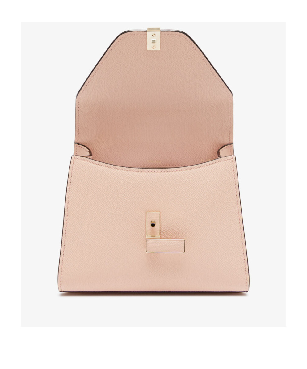 Valextra Iside Top Handle Mini Shoulder Bag In Nude