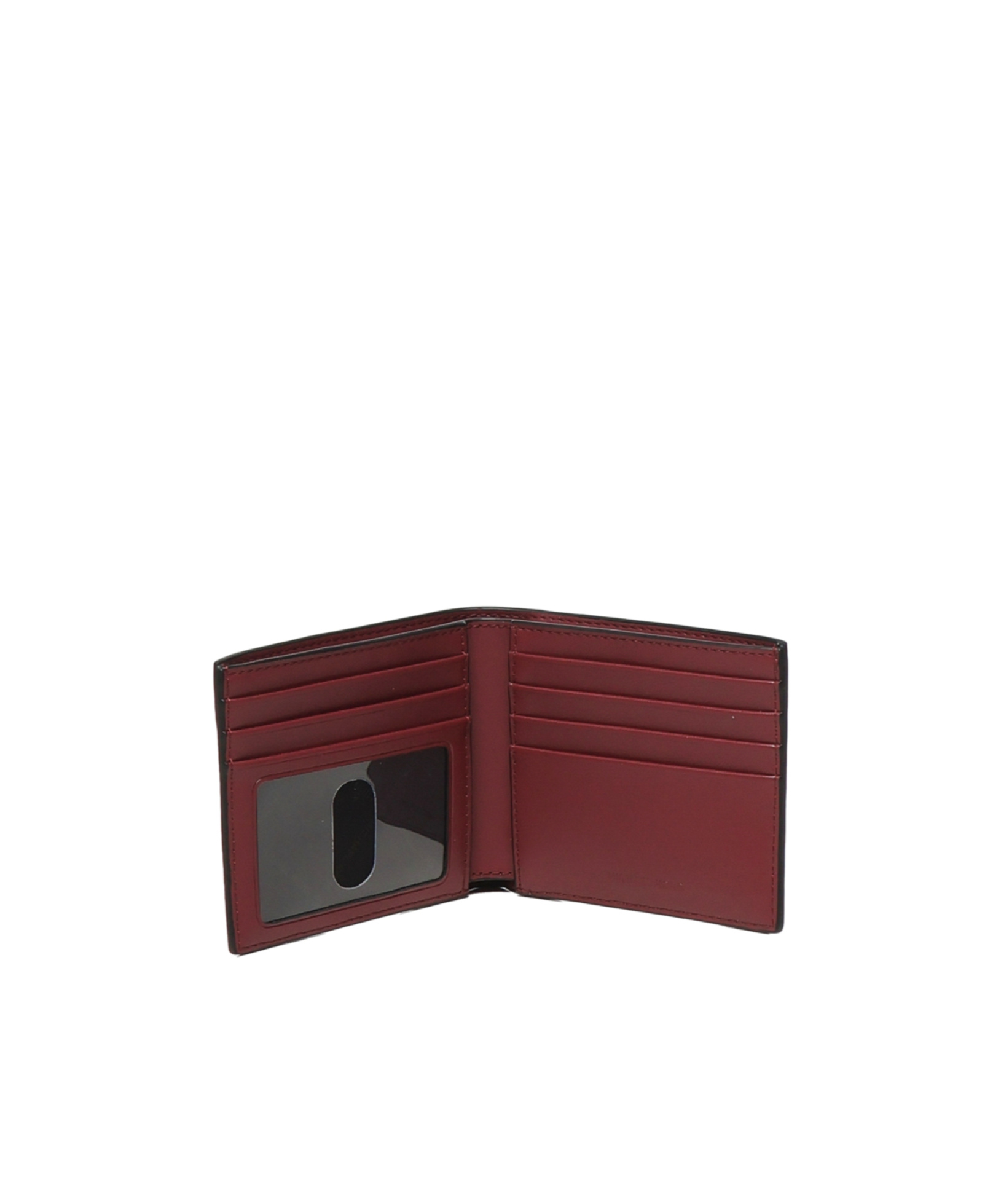 Michael Michael Kors Hudson Logo Bifold Wallet In Burgundy