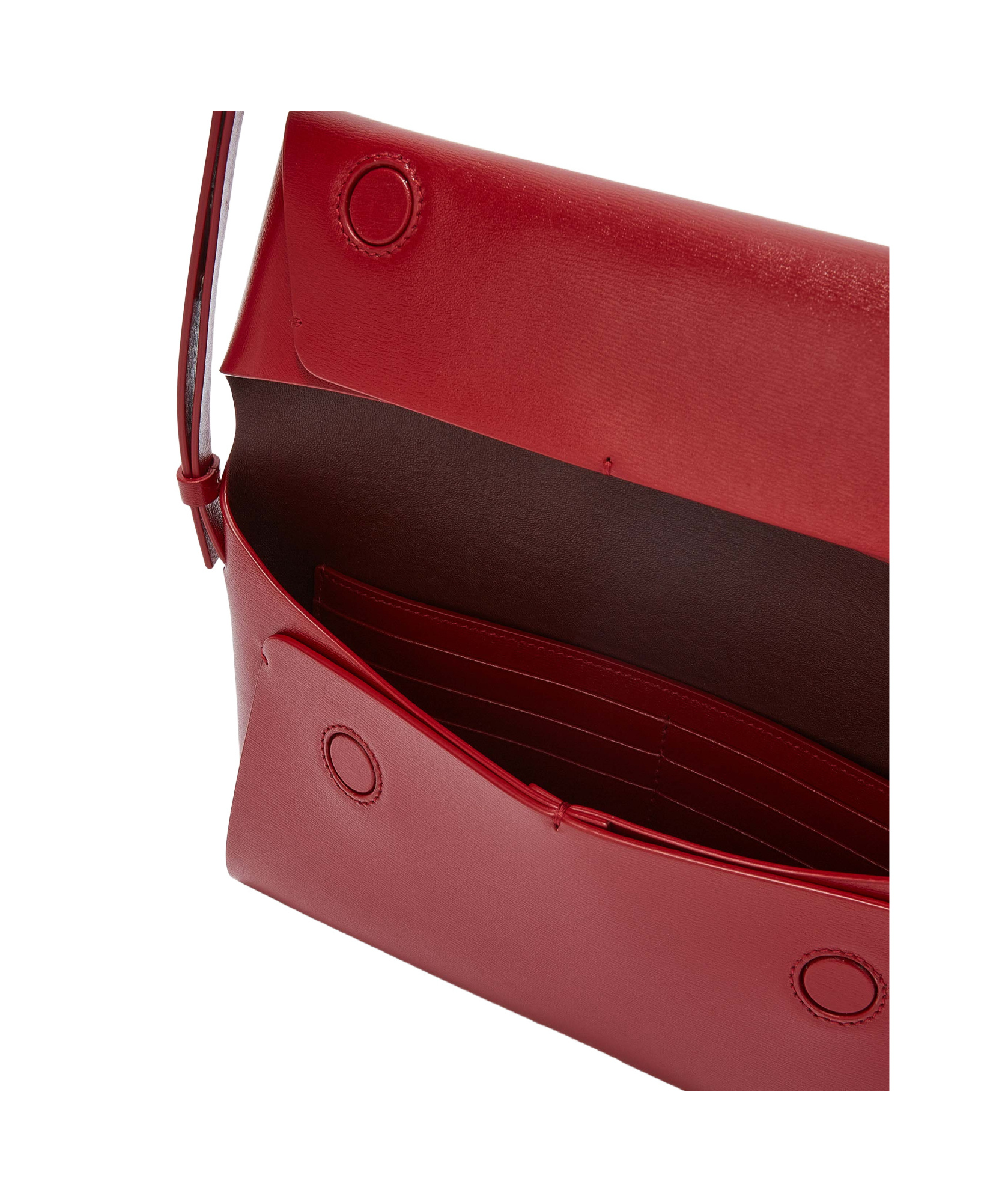 Jil Sander Small Folded Clutch Bag In Red