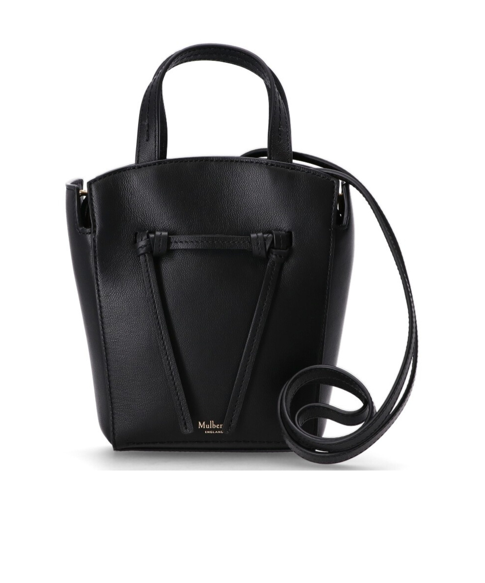 Mulberry Clovelly Mini Tote Bag In Black