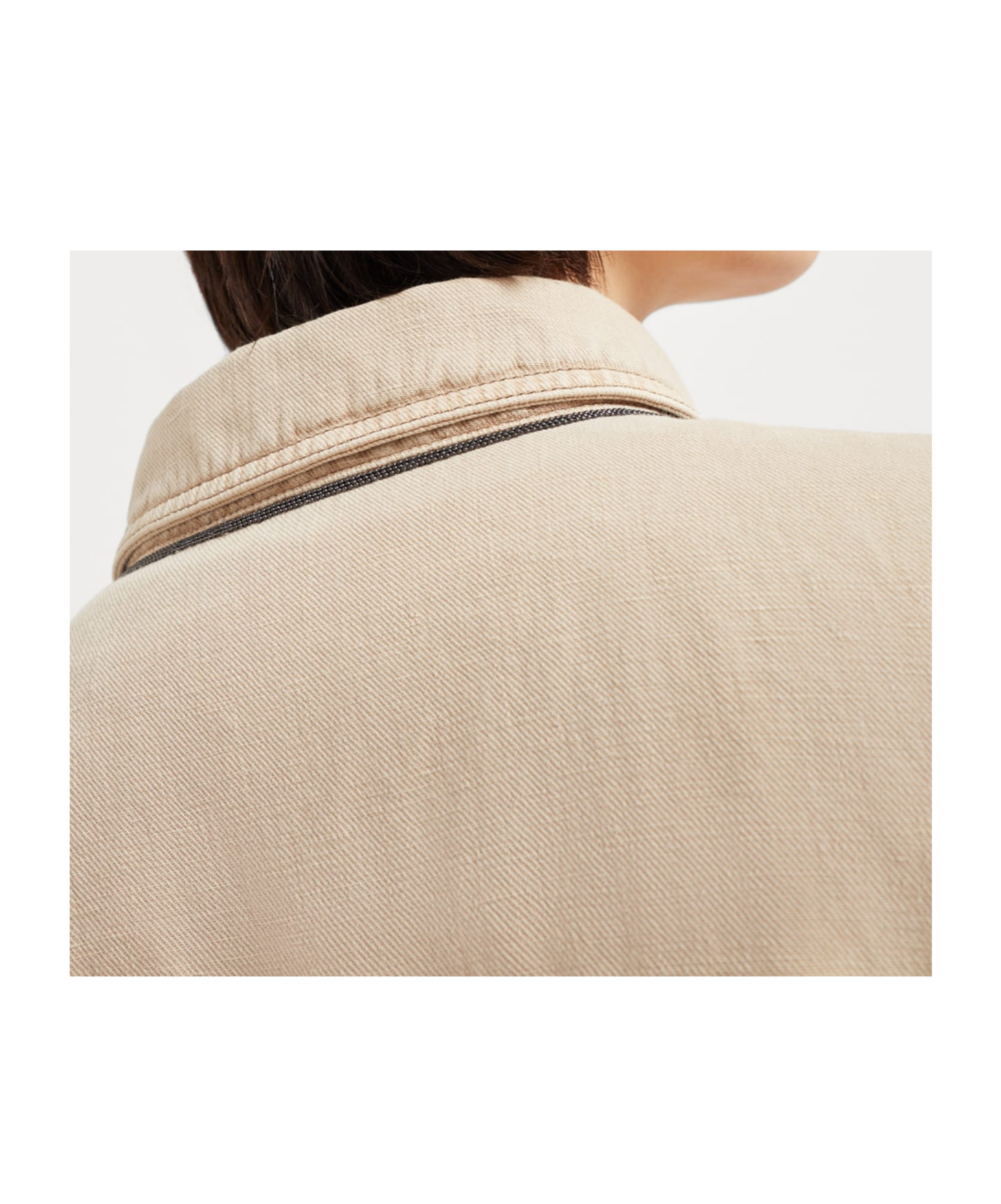 Brunello Cucinelli Padded Jacket In Nude