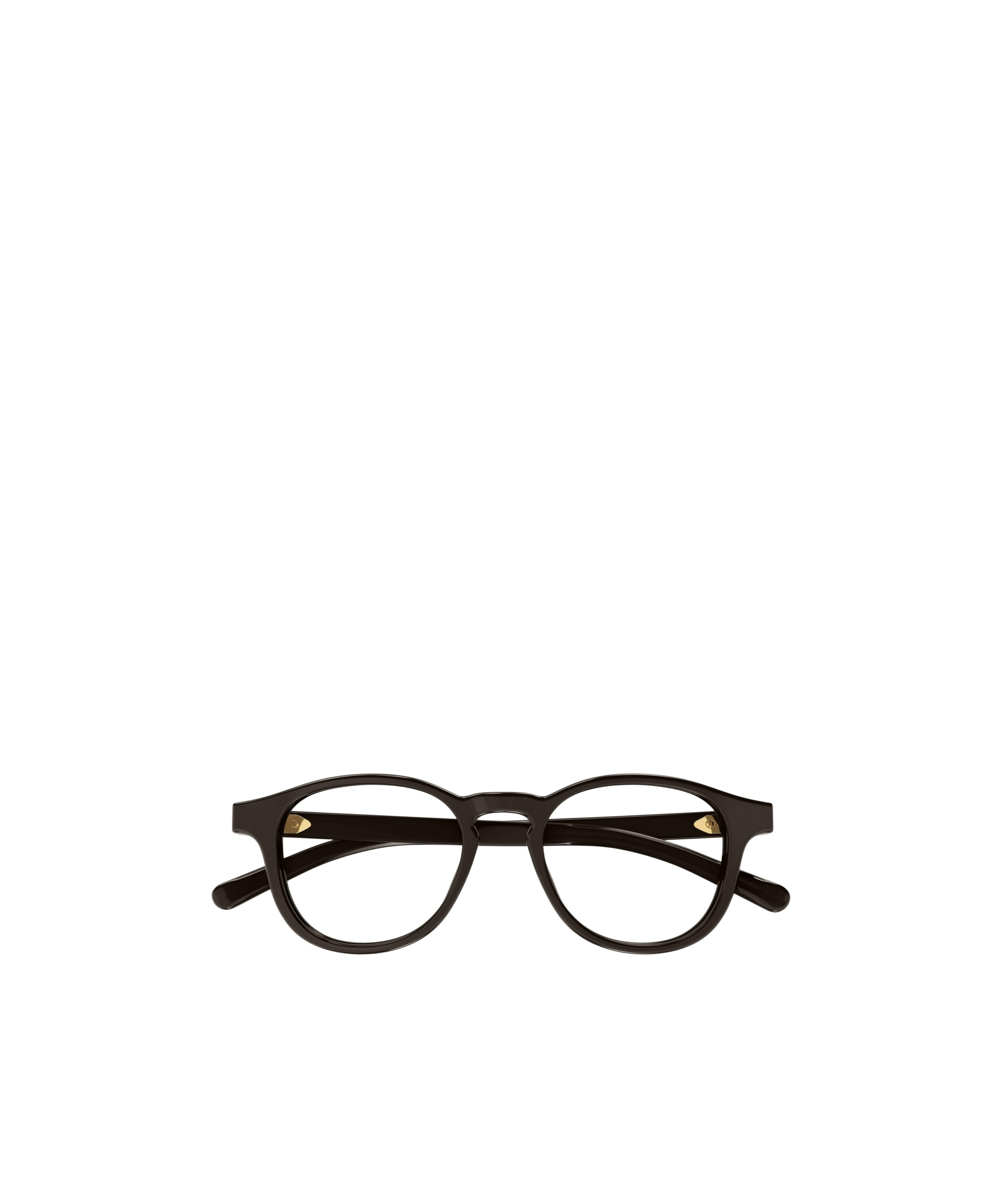 Gucci Oval-frame Glasses In Black