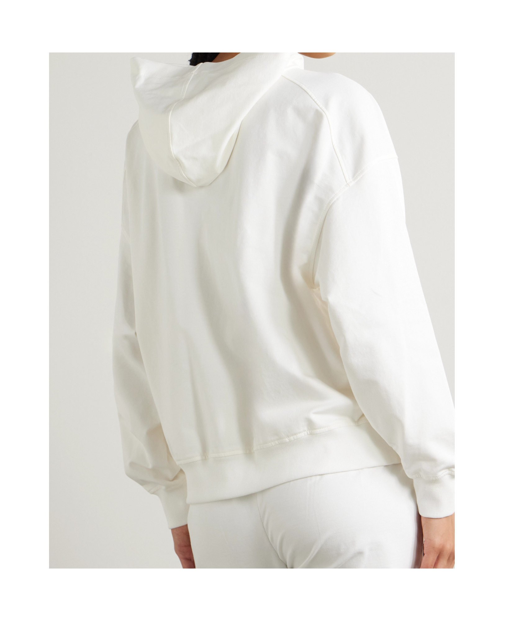 Brunello Cucinelli Monili-embellished Hoodie In White