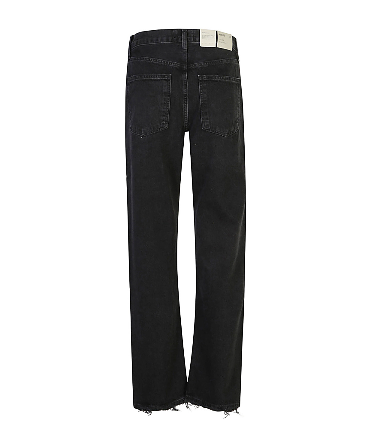 Agolde Wide-leg Jeans In Black