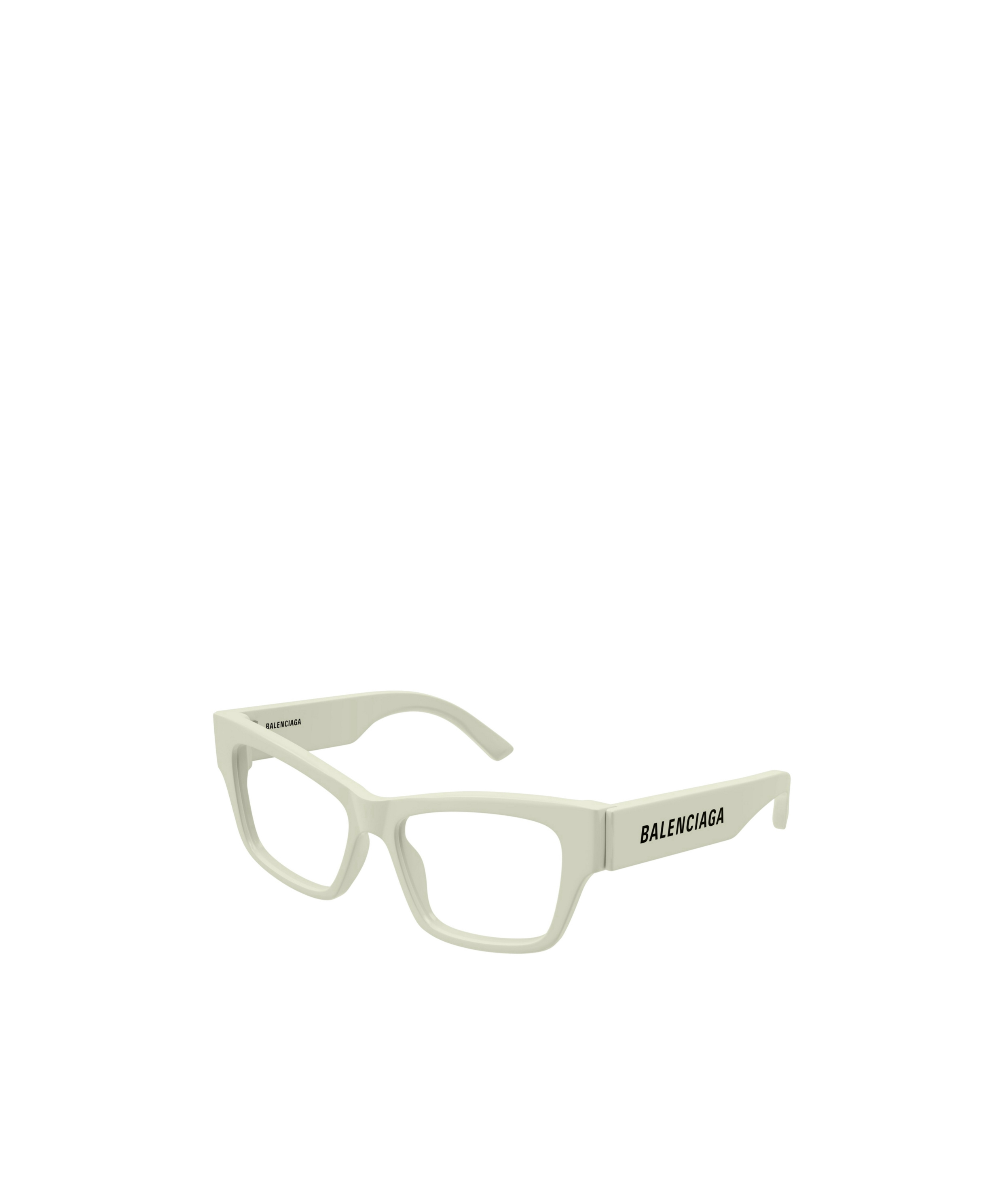Balenciaga Geometrically Framed Flat Mirror In White