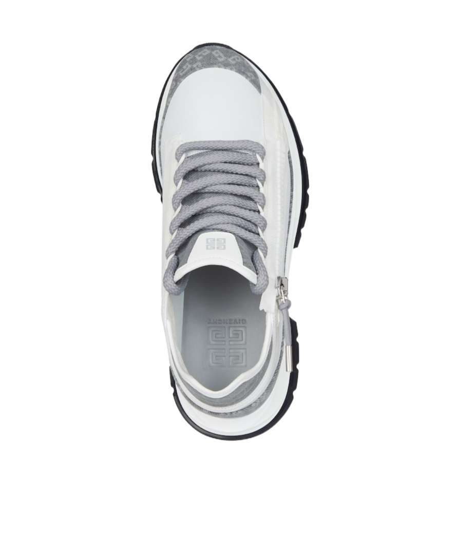 Givenchy Zippered Sneakers Contrast Panels In White