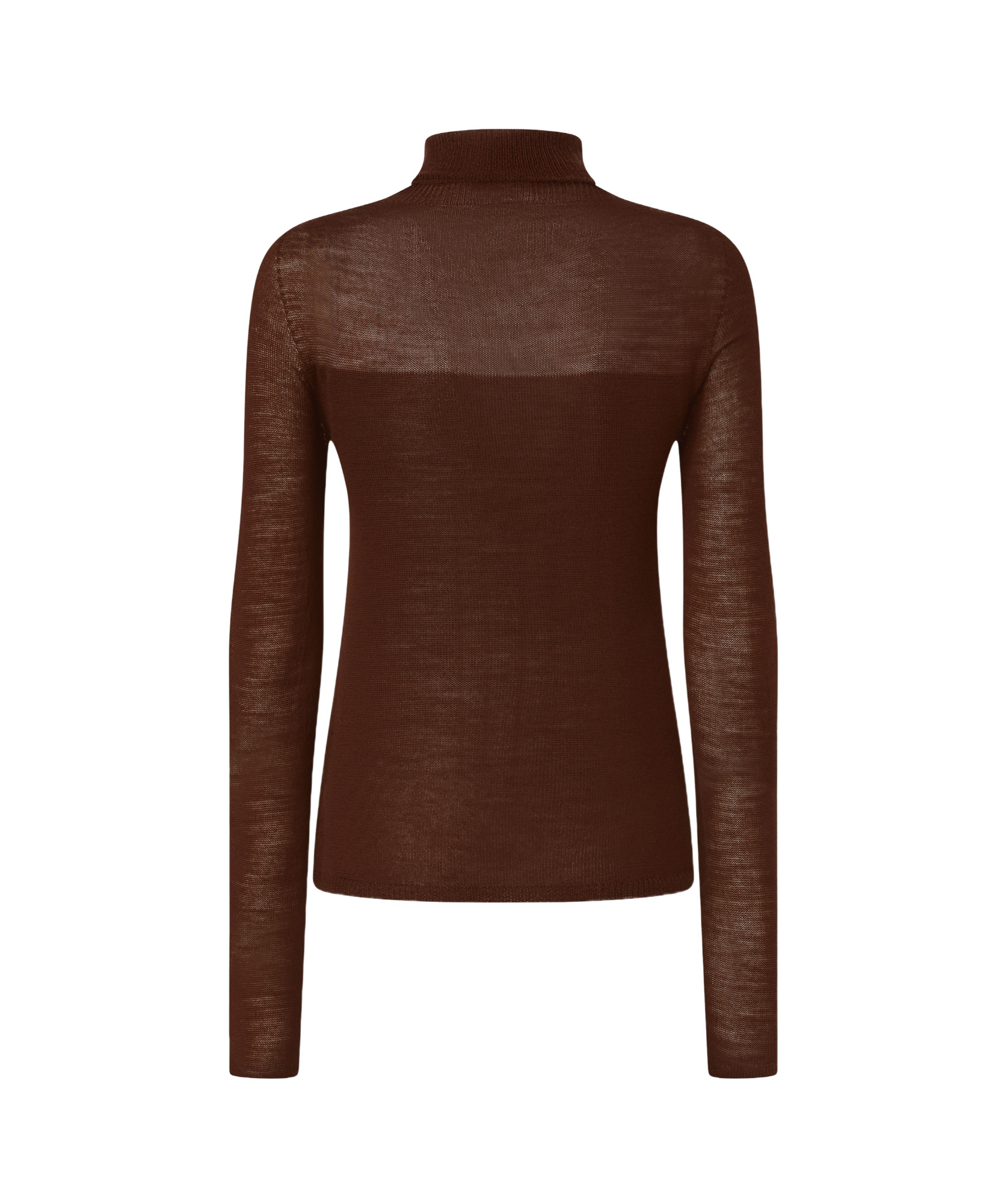 Pinko High-neck Sweater In Brown