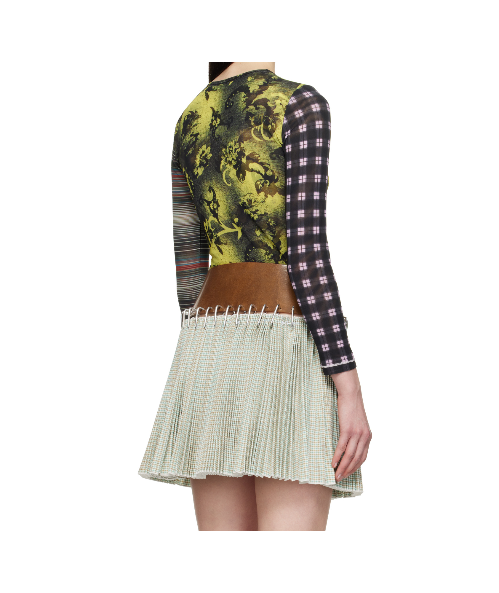 Chopova Lowena Multicolor Starlight Mesh Long Sleeve T-shirt In Multicolor