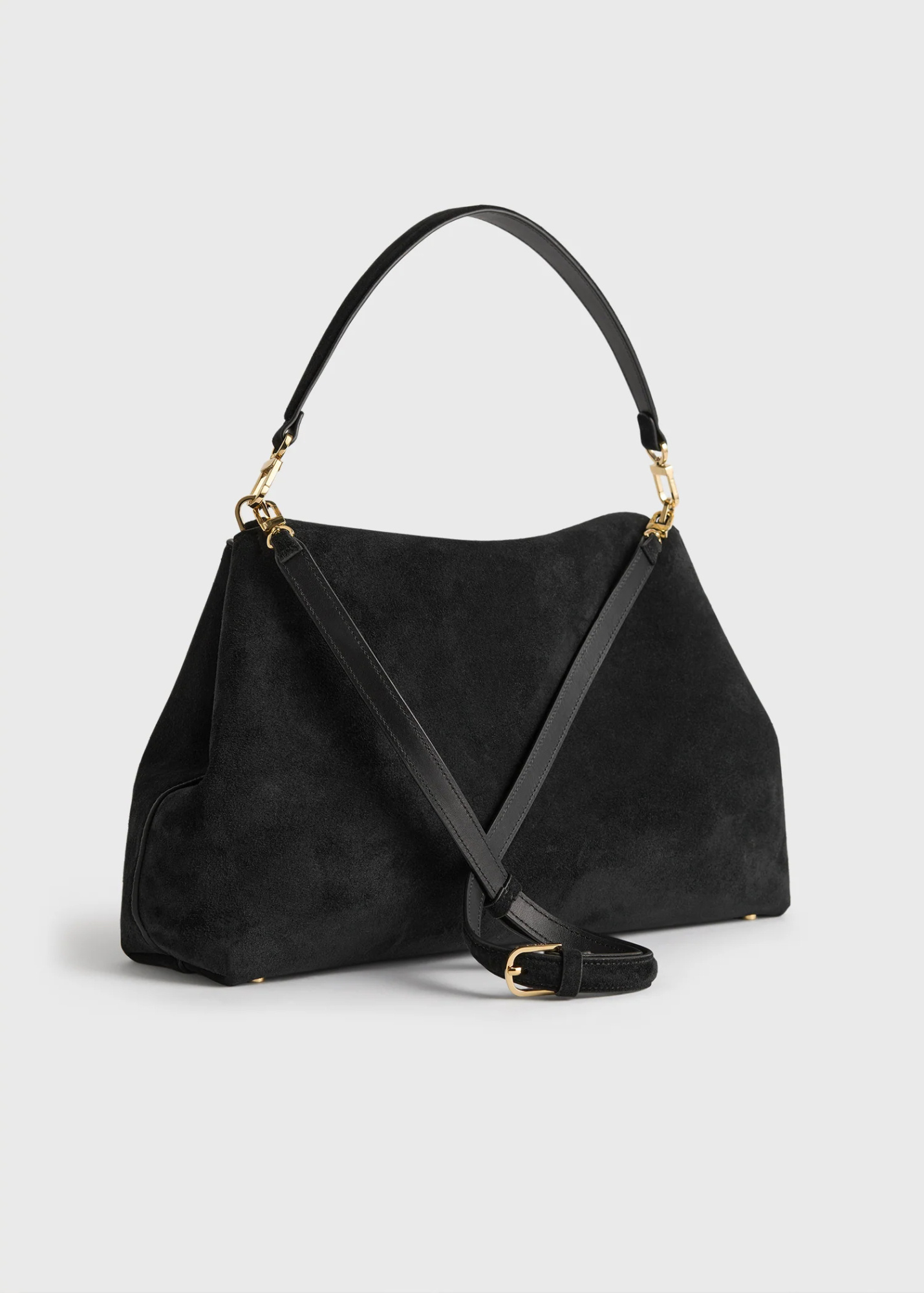 Totême T-lock Shoulder Bag In Black