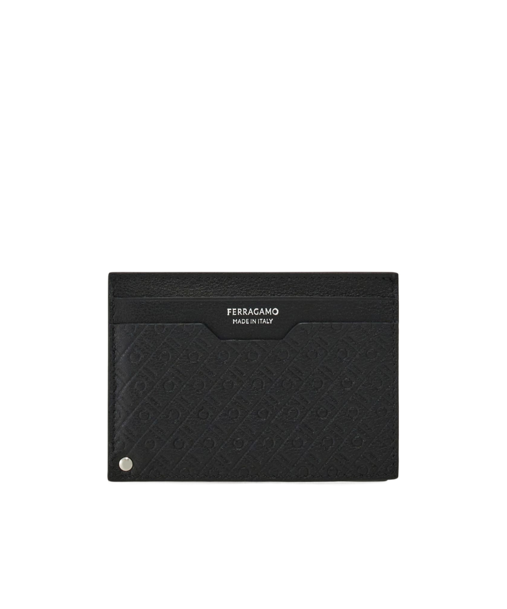 Ferragamo Lettering Credit Card Holder