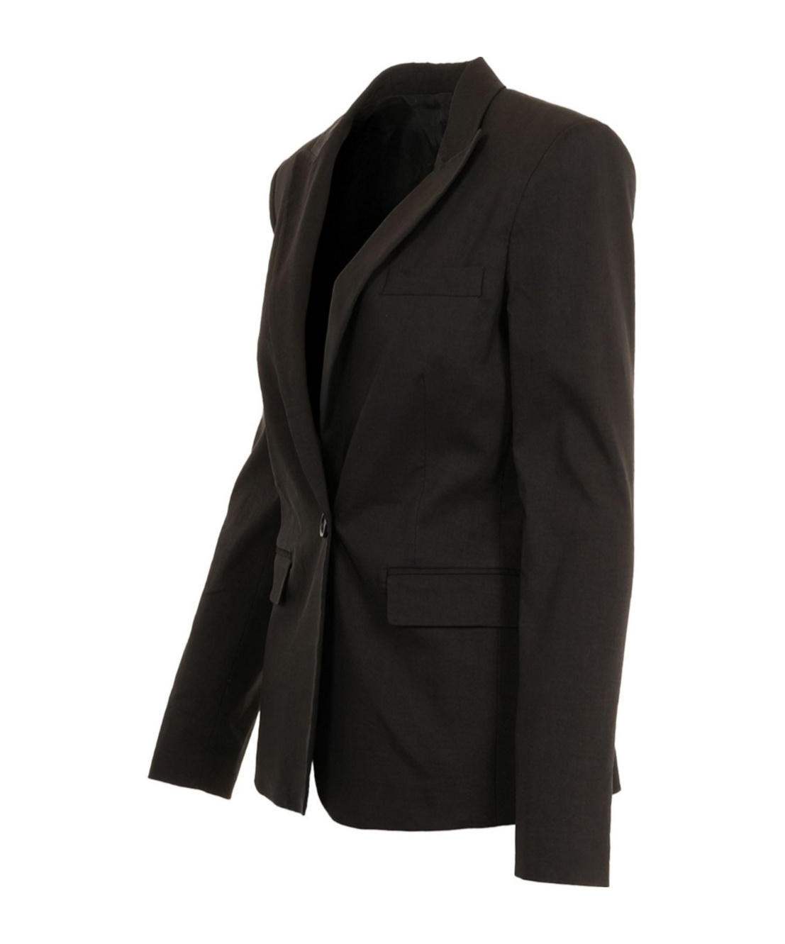 Pinko Single-breasted Tailored Blazer In Black