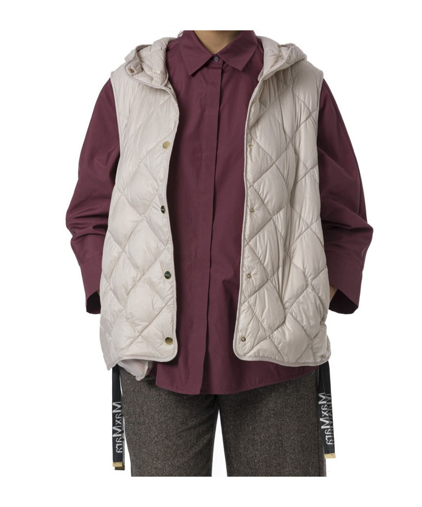 Max Mara The Cube Buttoned Sleeveless Gilet In Neutral