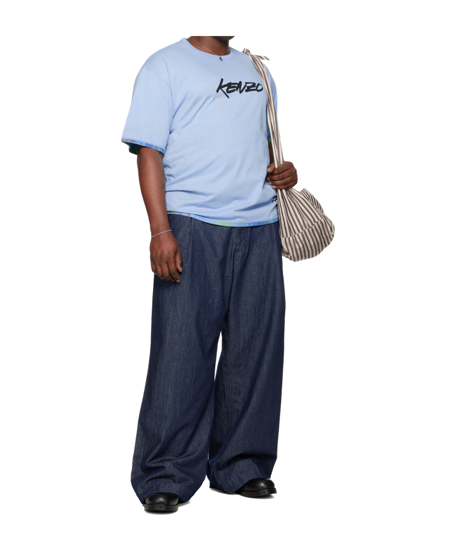 Kenzo Futura Reversible Classic T-shirt Clothing In Blue